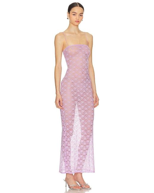 Lovers + Friends Pink Lia Sheer Gown