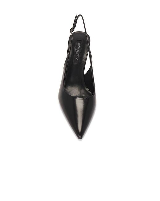 Tony Bianco Black Baz Sling Back