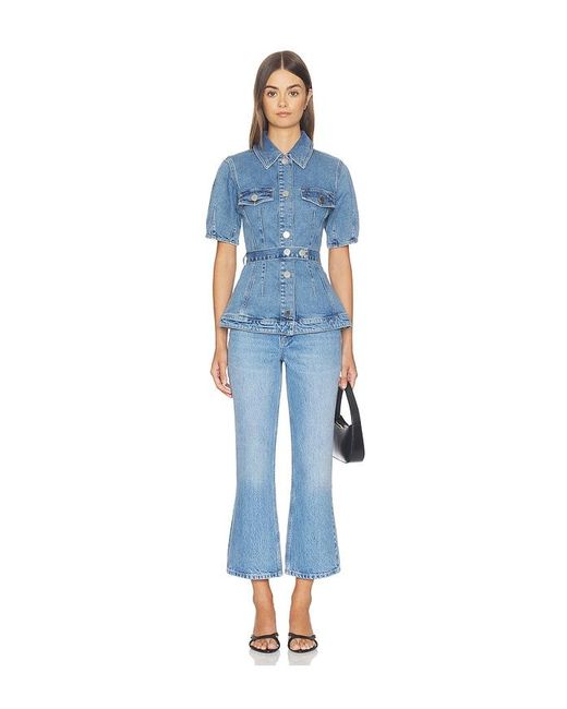 ALIGNE Blue Kick Flare Jean