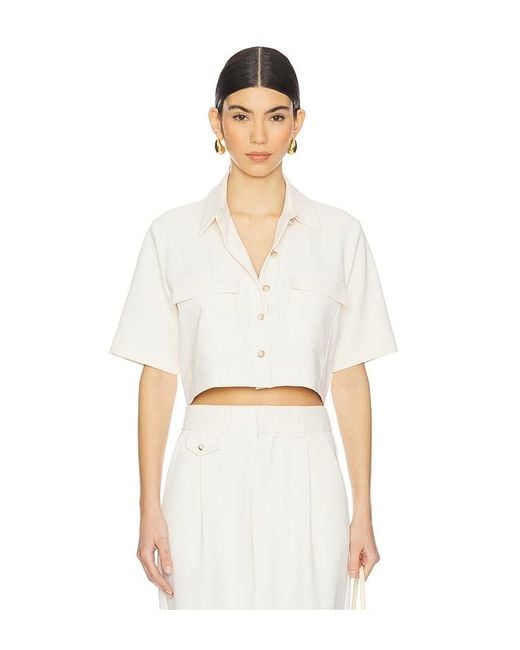 Kimberly Taylor White Riviera Top