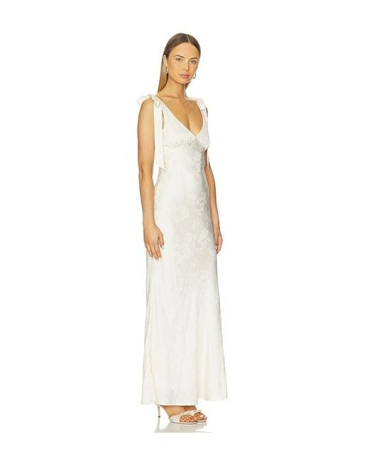 Stone Cold Fox White X Revolve Miley Jacquard Gown