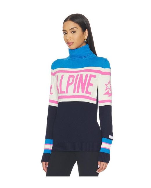 Perfect Moment Blue Alpine Sweater