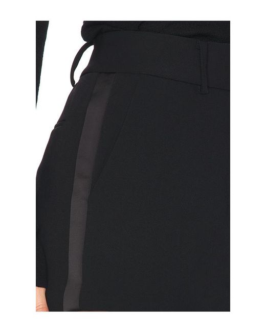 Fleur du Mal Black Tuxedo Shorts