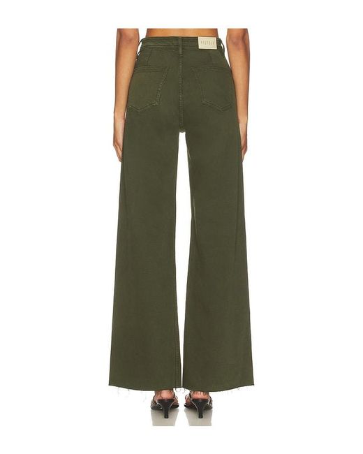 Pistola Green Penny High Rise Wide Jeans