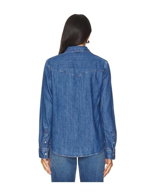 Levi's Blue Iconic Western Shirt