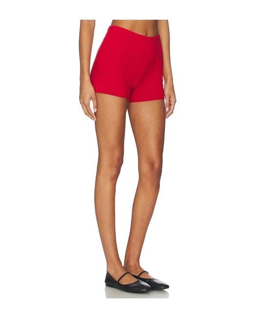 Peachy Den Red Marie Knit Short