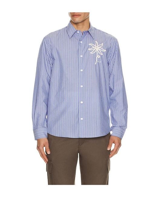 NN07 Blue Quinsy Shirt for men