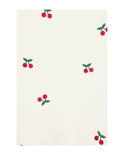 MAJORELLE White Gennie Cherry Mini Dress
