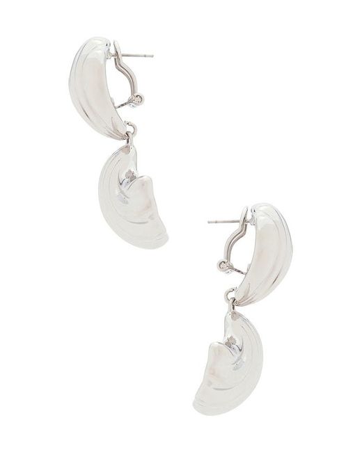 Lelet White Vini Drop Earrings