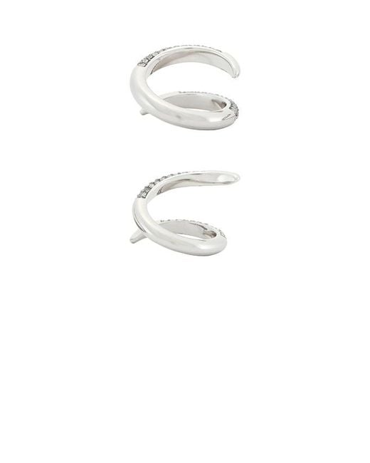 DEMARSON White Ring-Set Vesey