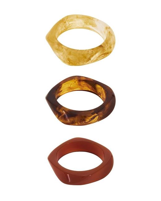 Luv Aj Orange The Formentera Bangle Set
