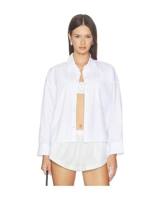 Citizens of Humanity White Petit Ami Shirt