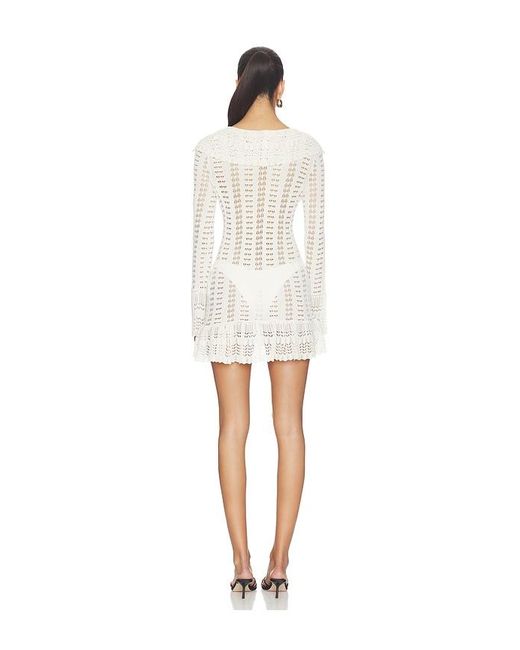 AYA MUSE White Aster Dress