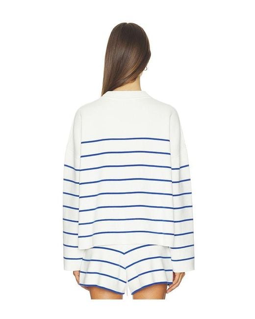 La Ligne White Leo Sweater