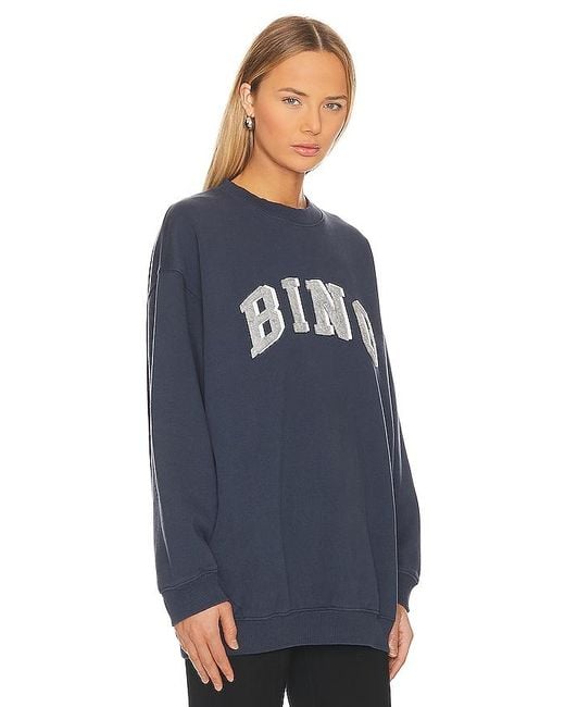 Anine Bing Blue Tyler Bing Sweatshirt
