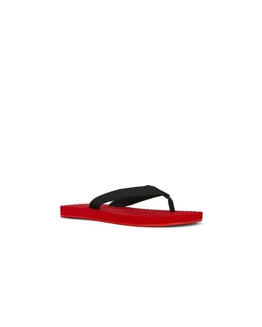 Raye Red Cane Flip Flop