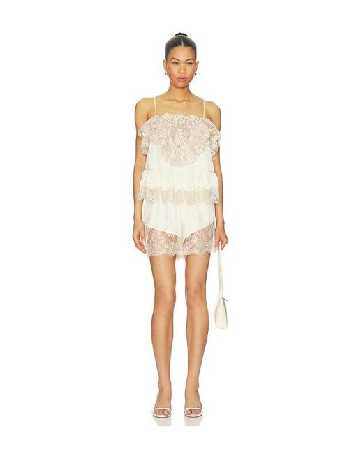 Sea White Ethel Solid Shorts