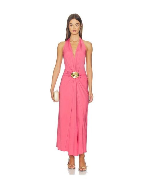 Silvia Tcherassi Pink Midi-Kleid Veracruz