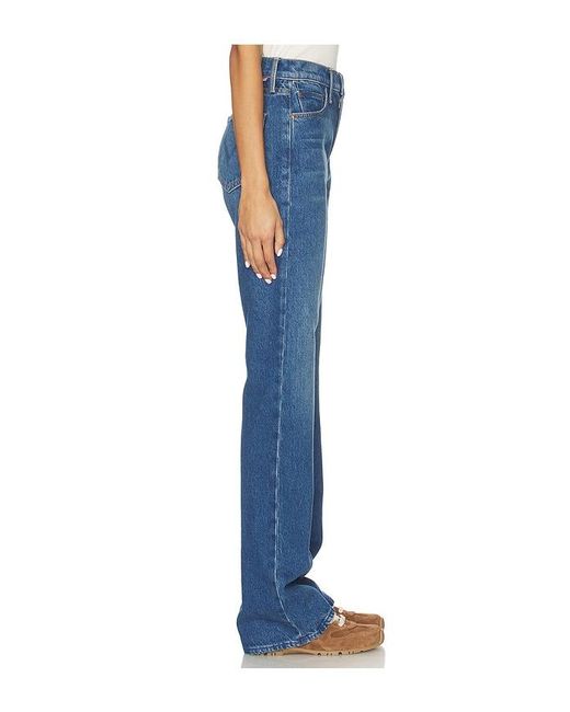 Mother Blue The Mixer Heel Jeans