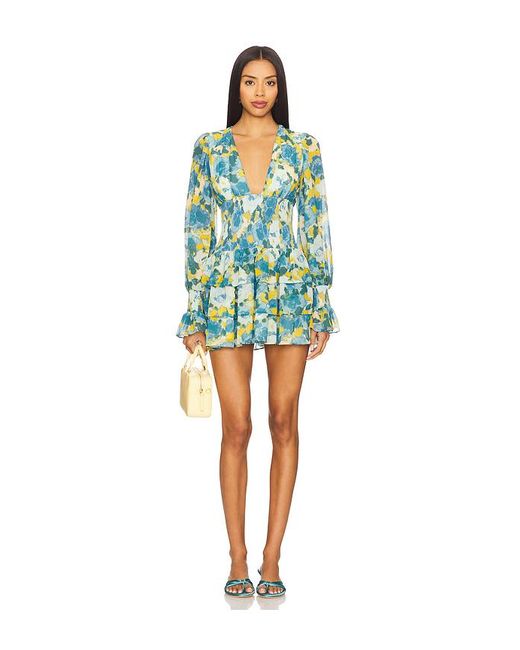Lovers + Friends Eloise ドレス Blue