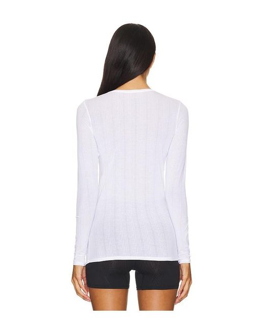 Negative Underwear White Whipped Long Sleeve