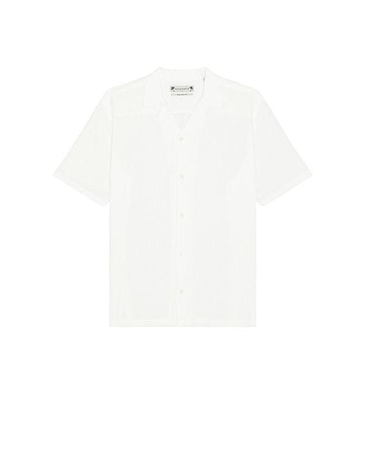 Camisa valley AllSaints de hombre de color White
