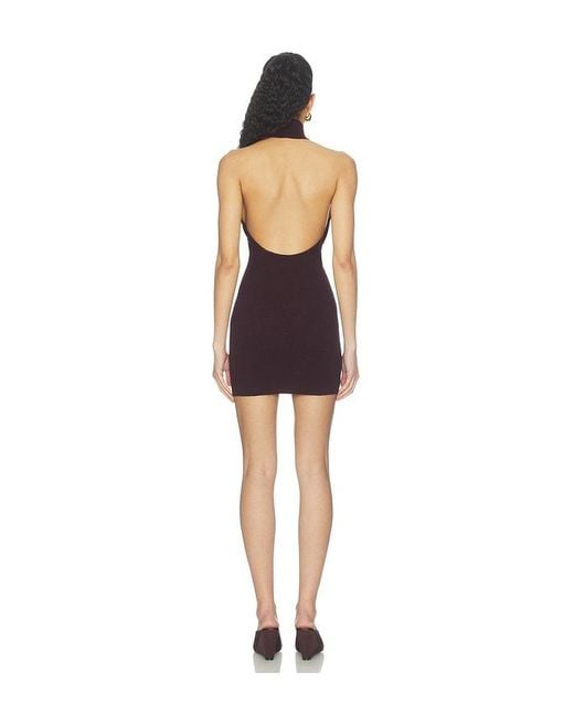 Lovers + Friends Red Ennie Mock Neck Dress