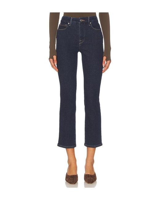 GOOD AMERICAN Blue Good Legs Straight Jeans