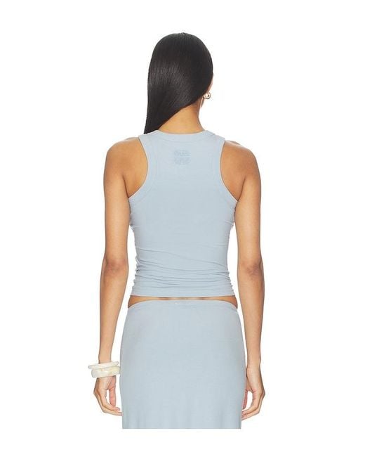 Never Fully Dressed Blue Ice Sol Rib Tank