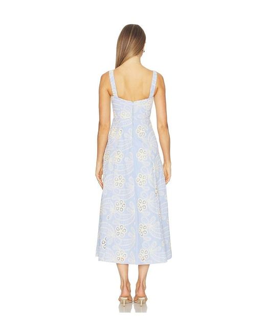 Bardot White Lilah Corset Midi Dress