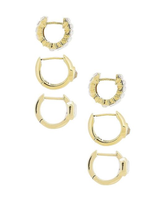 BaubleBar Metallic Tyra Waterproof Earring Set