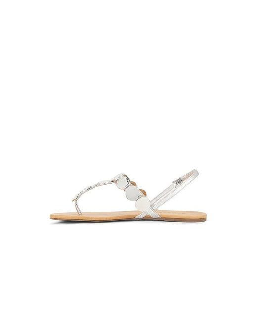 SCHUTZ SHOES White Acacia T Sandal
