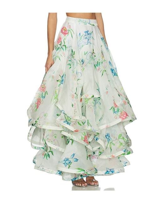 La Fuori Green Skirt