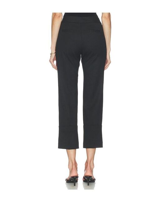 Smythe Black Cuffed Flood Pant