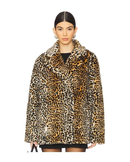 Bardot Multicolor Vento Faux Fur Coat