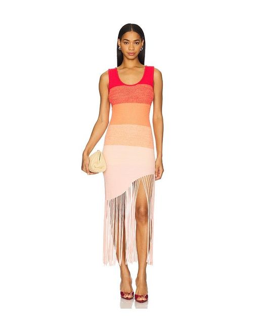 OSIS STUDIO Adria Dress in Orange | Lyst