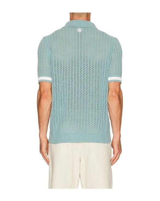 CHE Blue Asta Knitted Shirt for men