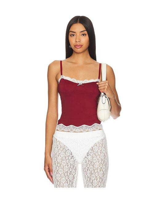 Lioness Red Top Model Cami