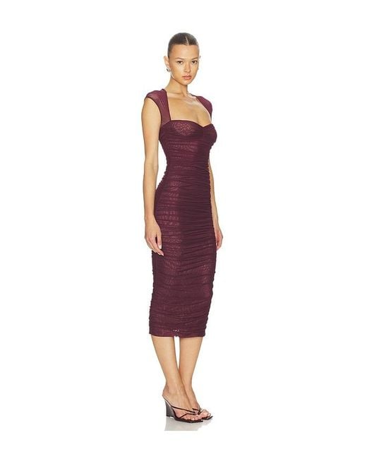 SER.O.YA Purple Kylie Midi Dress