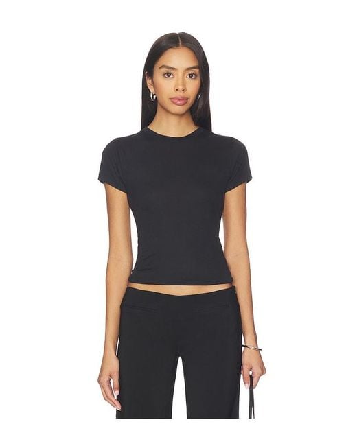 AYA MUSE Black Baby Tee