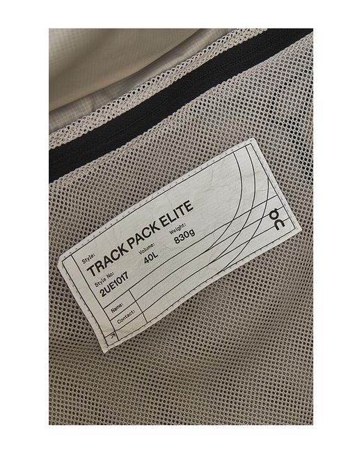 On Shoes Black Track Pack 40L Elite for men