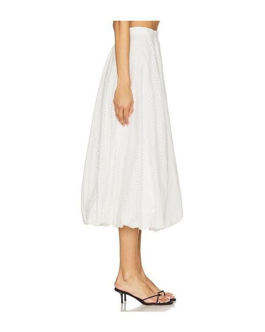 Astr White Kissel Skirt