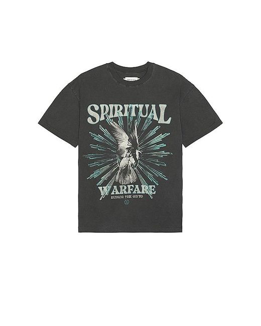 Honor The Gift Black A-spring Spiritual Conflict Tee for men