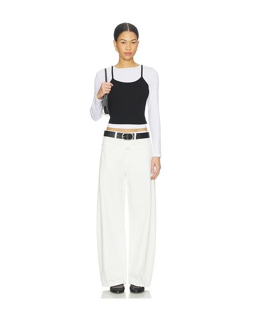 Closed White Tori Barrel Jeans