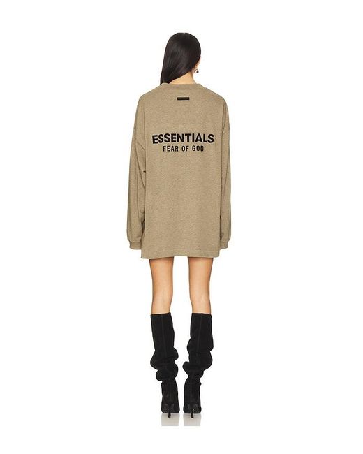 Fear Of God Natural Jersey Long Sleeve T-Shirt for men