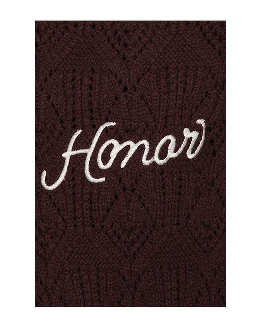 Honor The Gift Red Cable Knit Pant for men