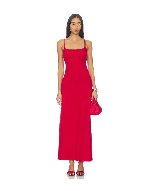 Seven Wonders Red Myla Braided Cut Out Maxi Dress