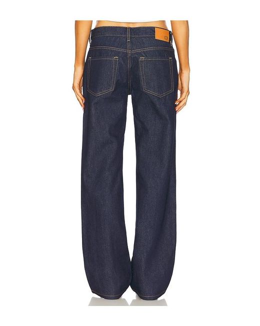 EB DENIM Blue Low Rise Baggy Jeans
