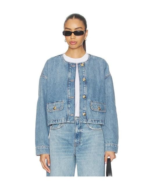 Anine Bing Blue Blanche Jacket