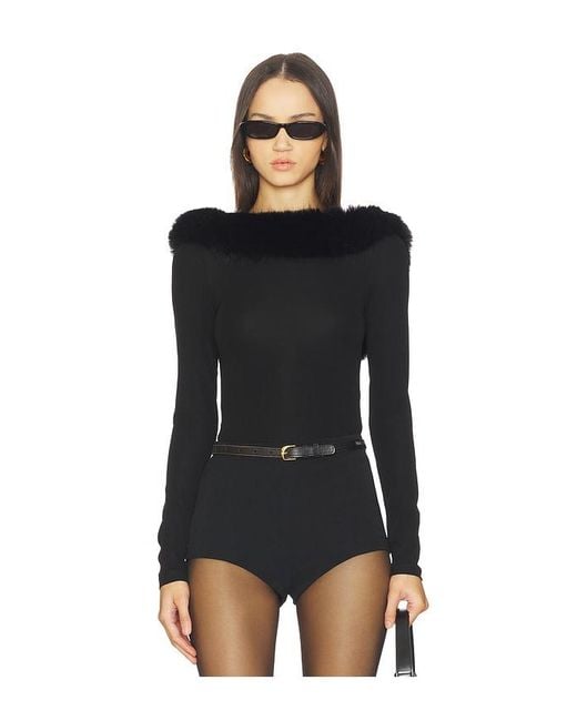 MAJORELLE Black Dolores Top